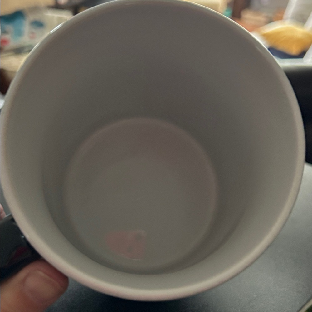 Black 'Book Nerd' Mug XL sat on shelf for a couple of years - Picture 6 of 7